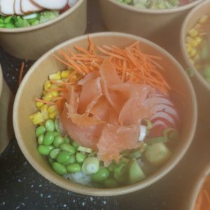 Salmon poke bowl